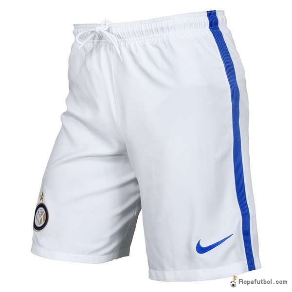 Pantalones Inter de Milán Replica Segunda Ropa 2016/17 Blanco